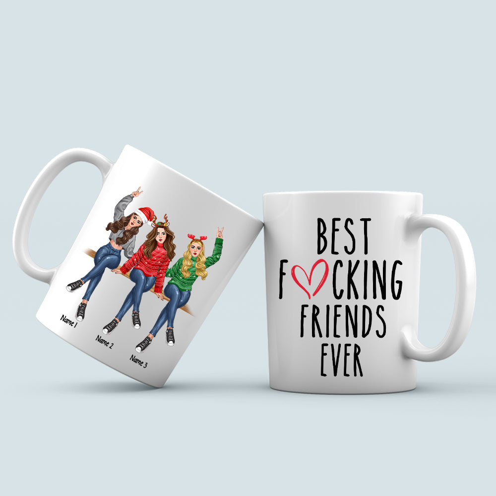 89Customized I'd Walk Through Fire For You Sister Personalized Mug
