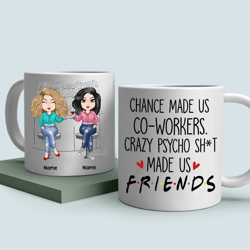 89Customized Work Bestie Personalized Mug