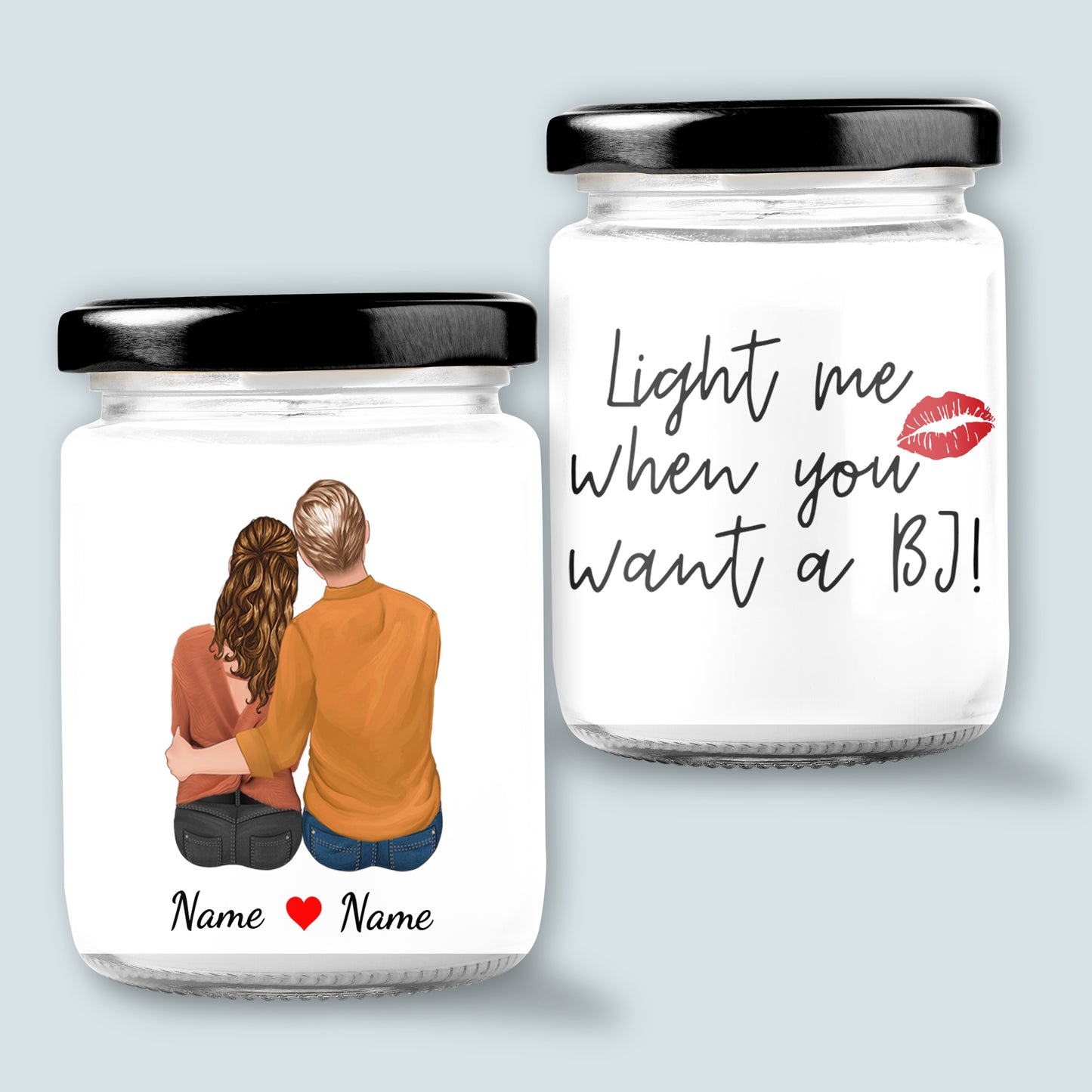 89Customize Best gift for couple Personalized Candle