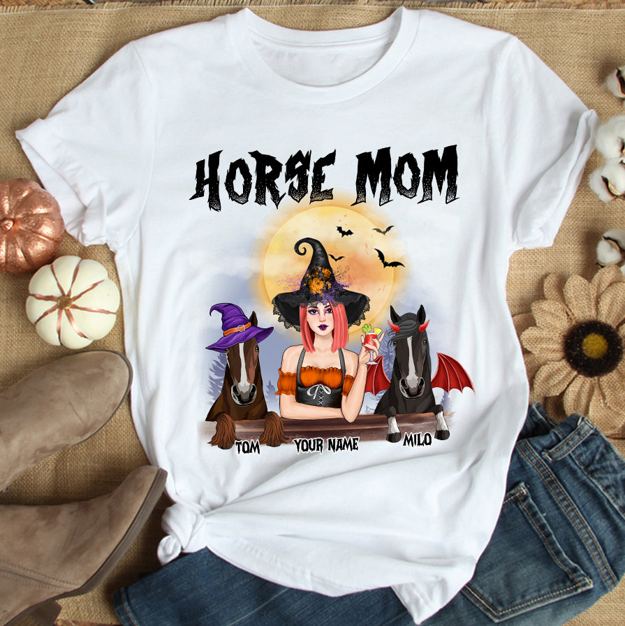89Customized Horse Mom Personalized Shirt