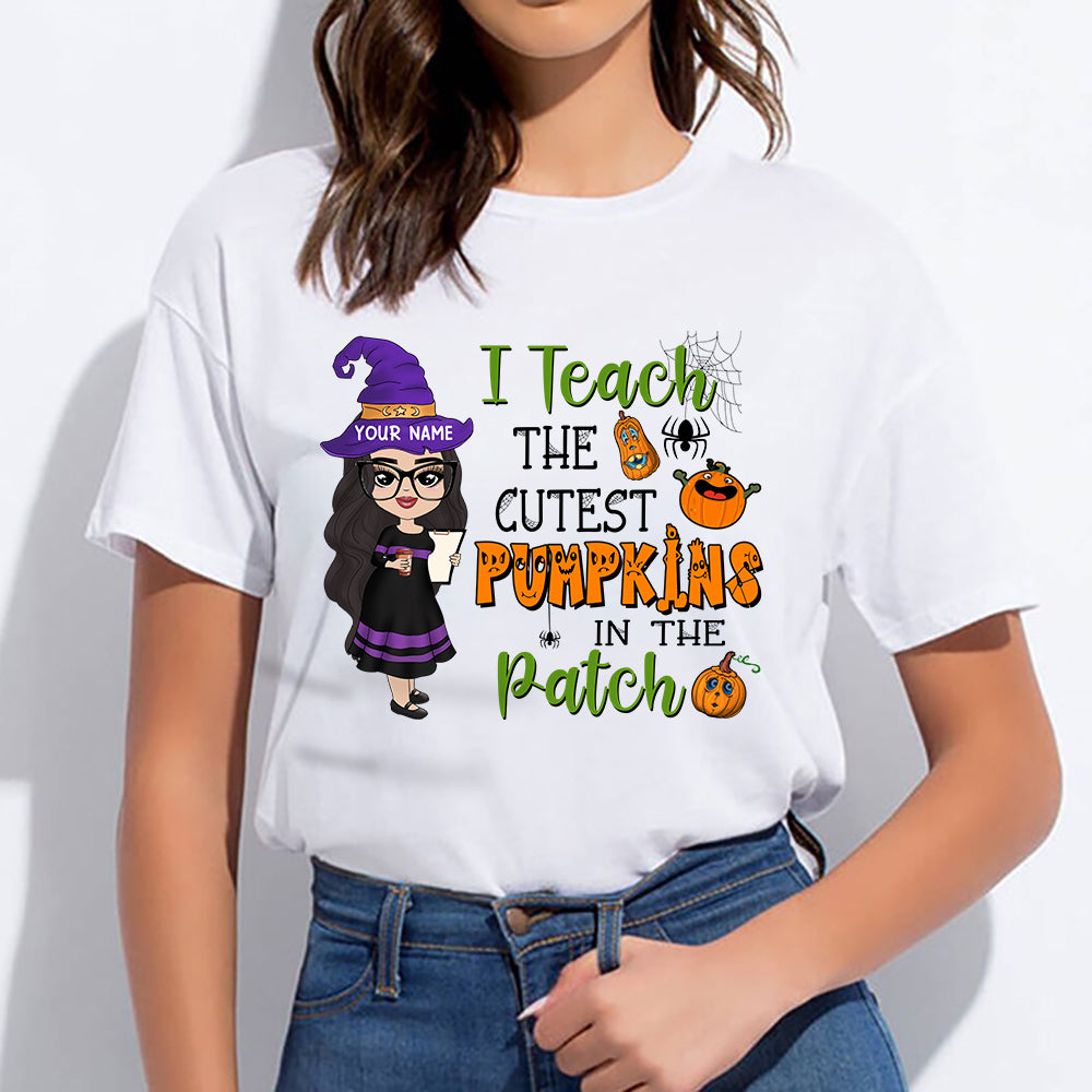 89Customized I Teach The Cutest Pumpkins In The Patch Customized Shirt