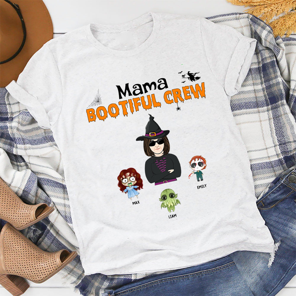 89Customized Grandma's bootiful crew 2 personalized shirt