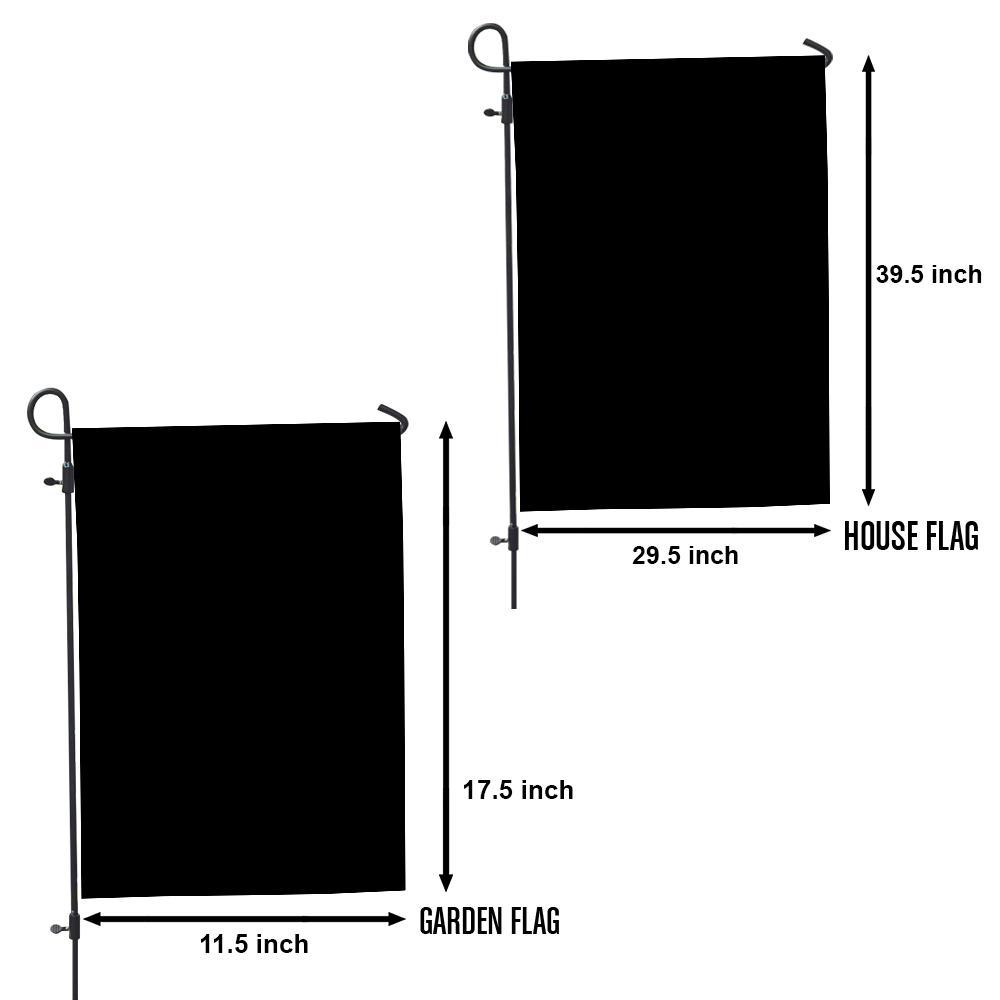 89Customized Personalized 2 Sided Flag Camping Rules Dog