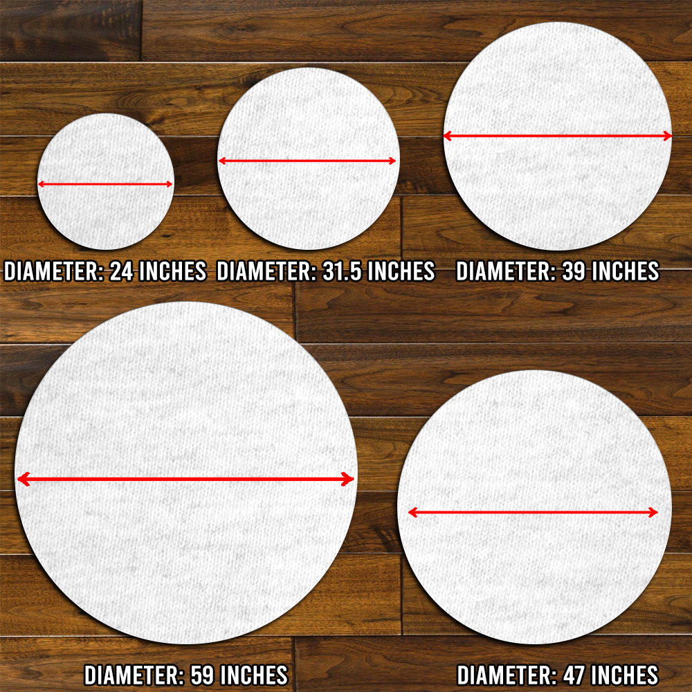 89Customized Great people drink bourbon Customized Round Rug