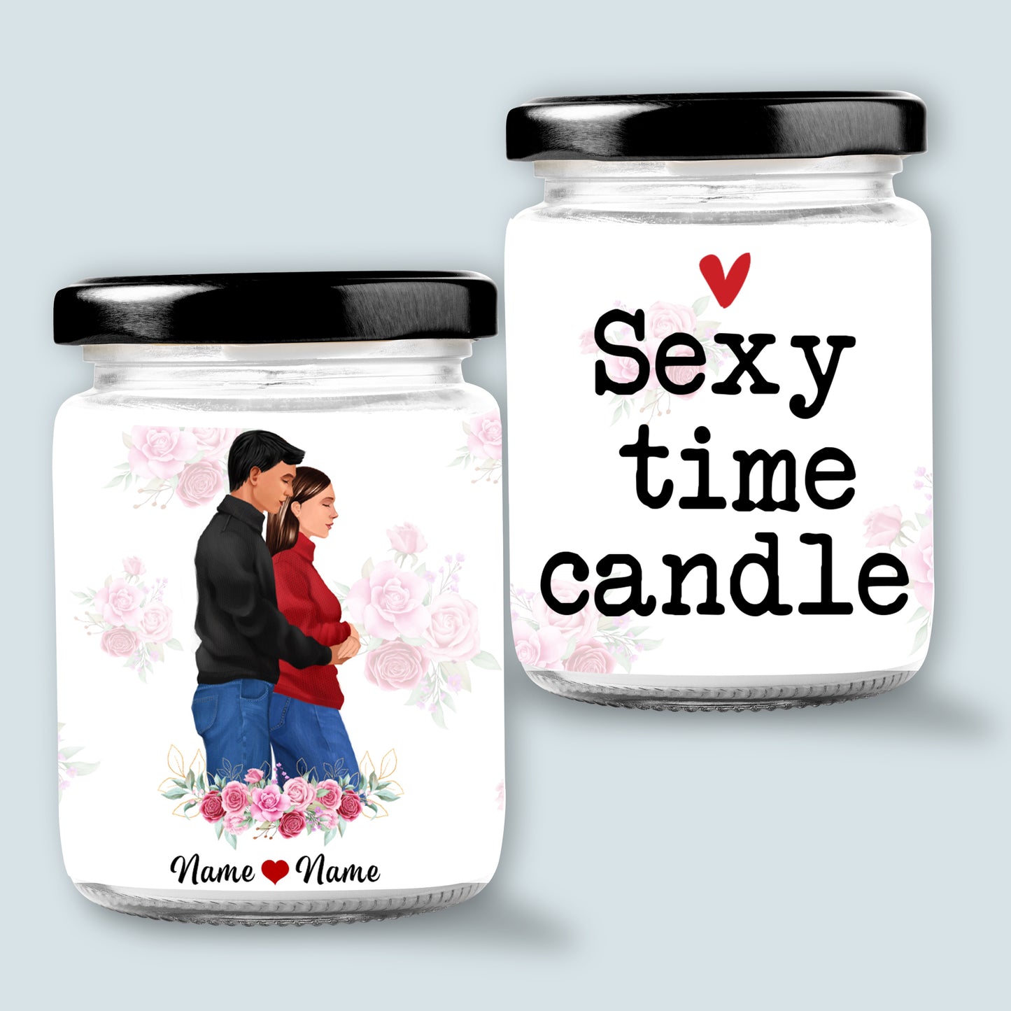 89Customized Candle Gift for Him Gift for Her Couple Personalized Candle