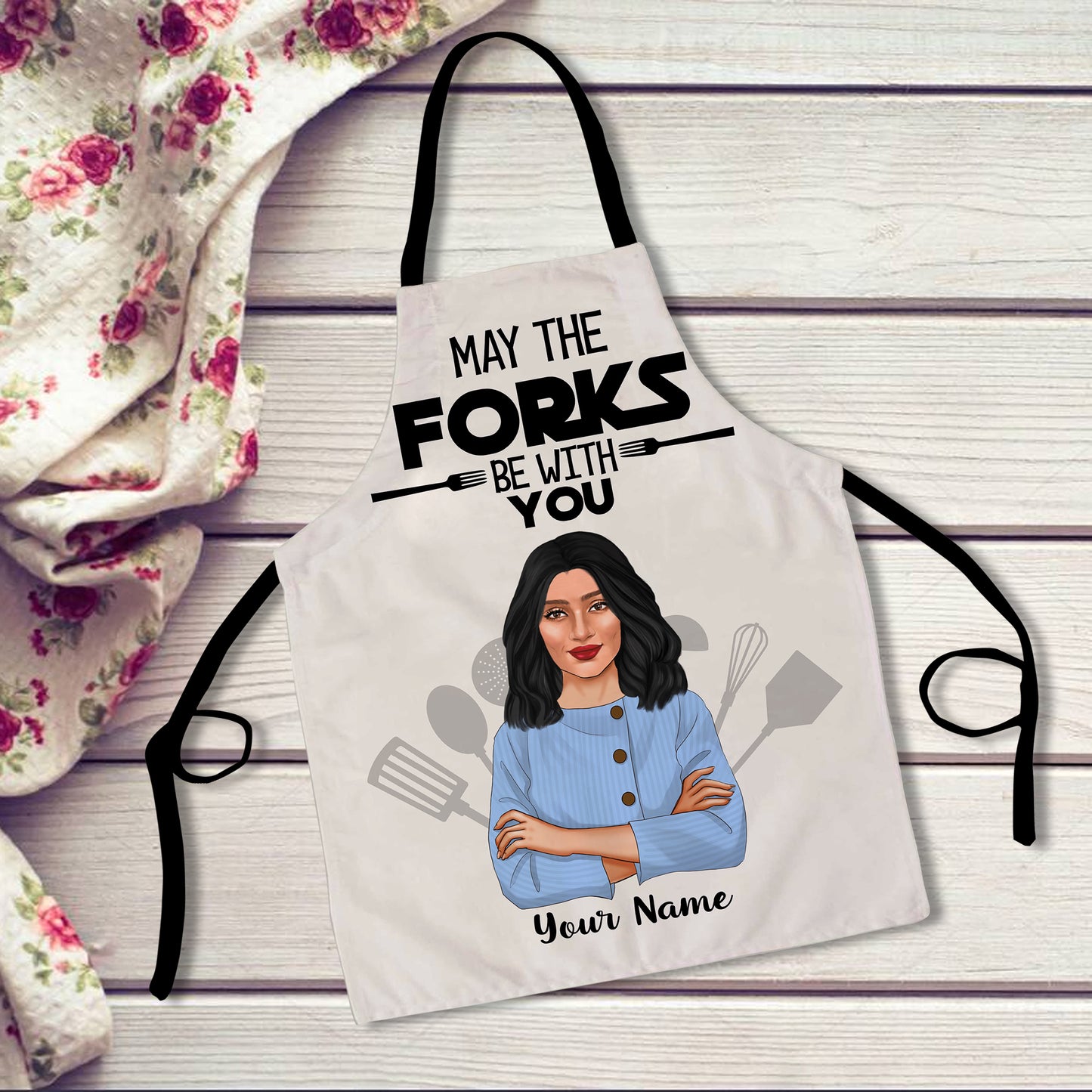 89Customized What Happens We're Eating It Personalized Apron