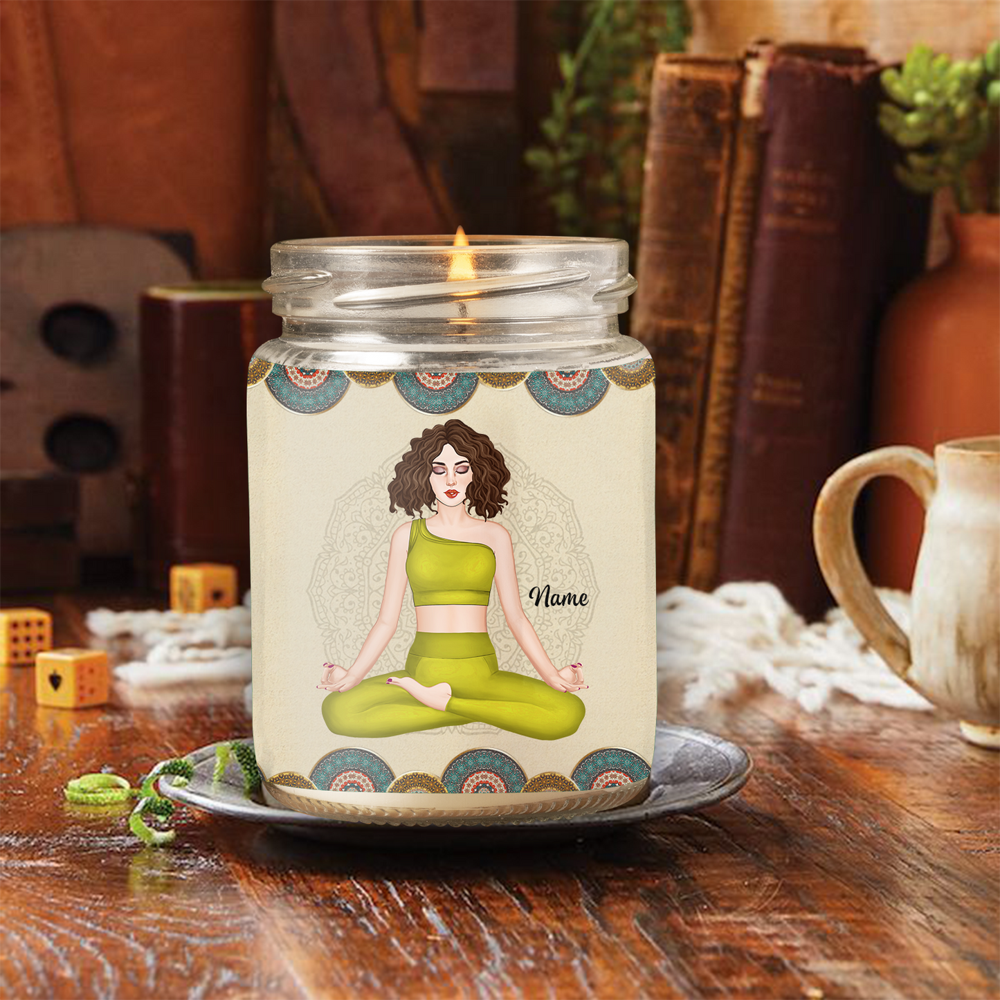 89Customized Yoga | Mediation Gift Personalized Candle