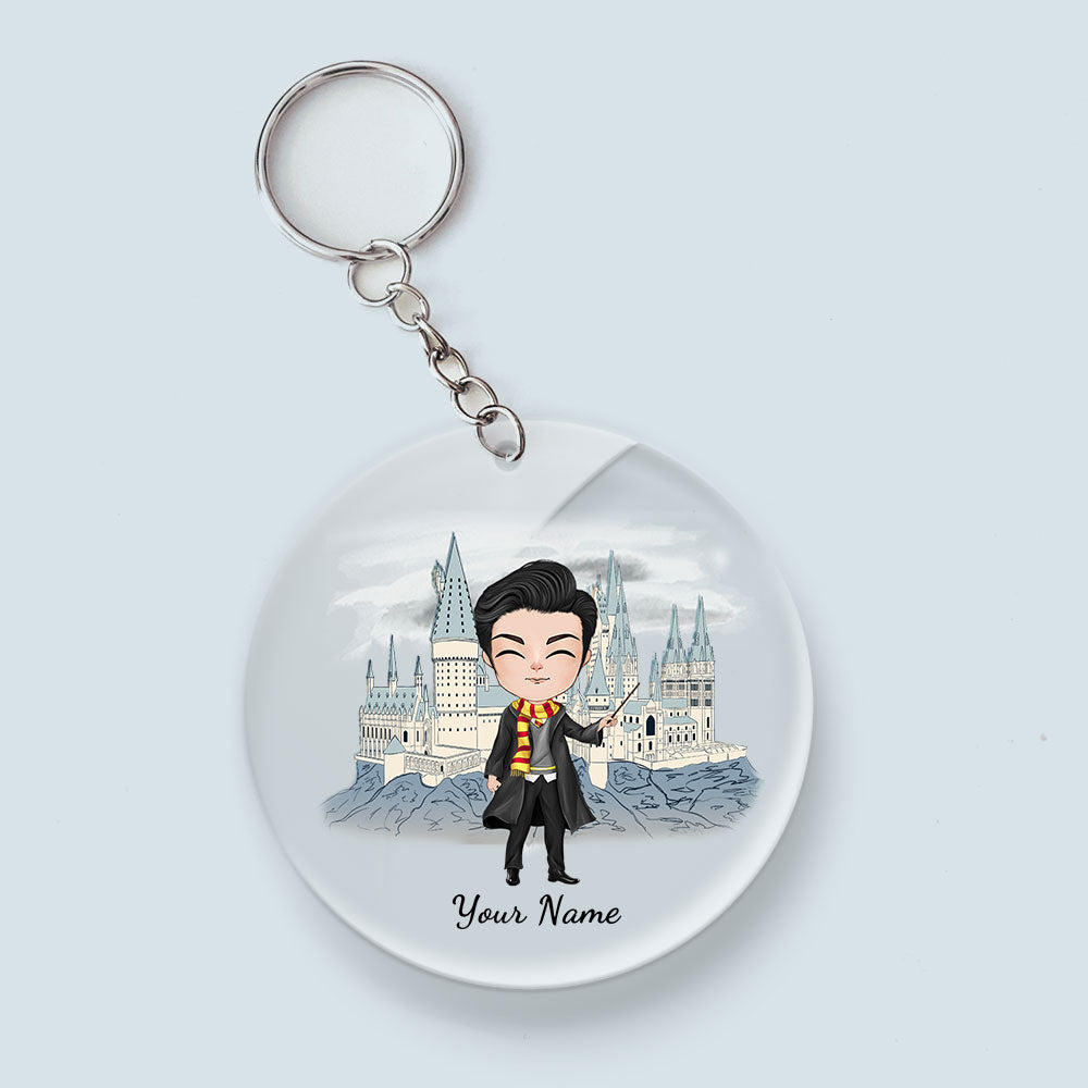 89Customized Wizard Personalized Key Chain