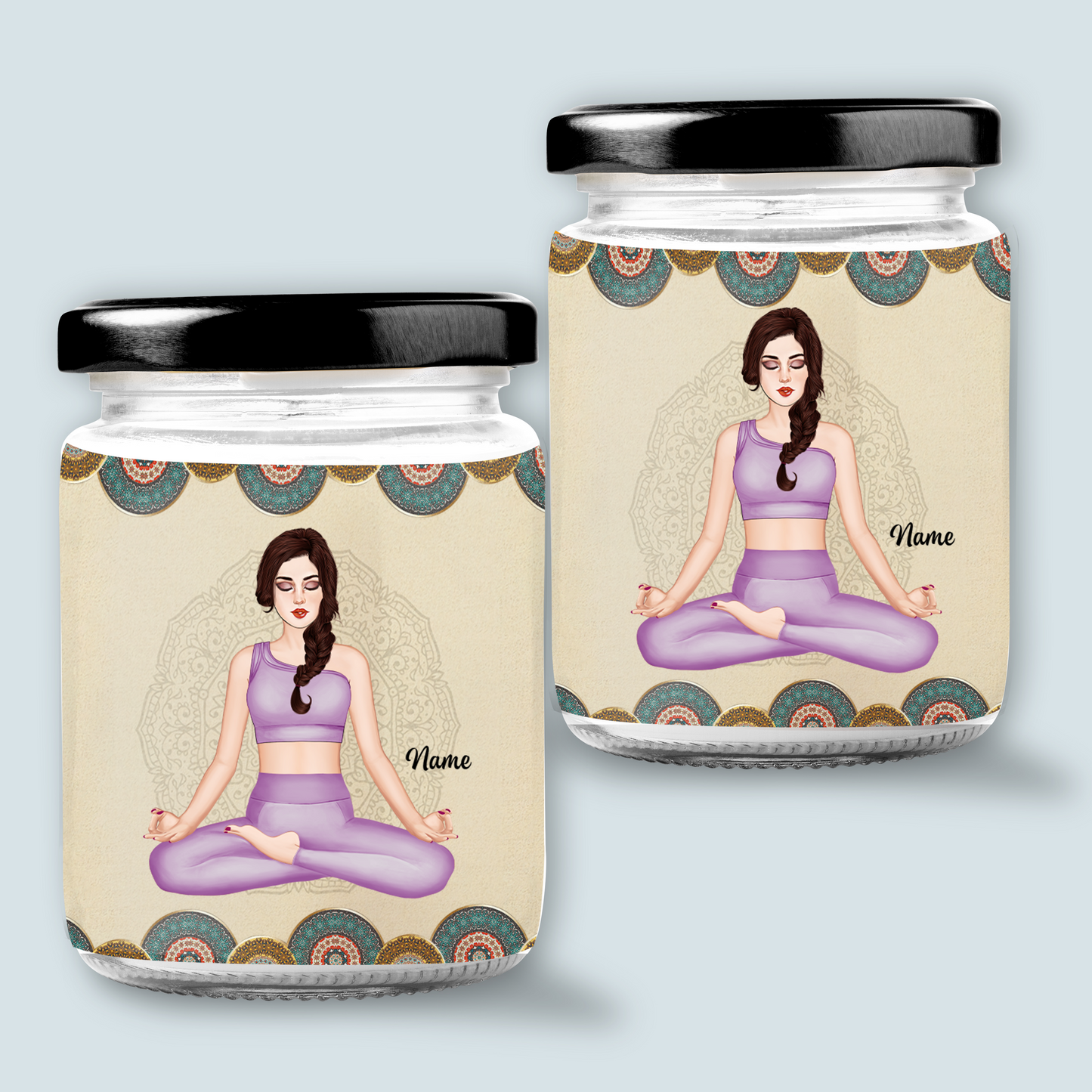 89Customized Yoga | Mediation Gift Personalized Candle