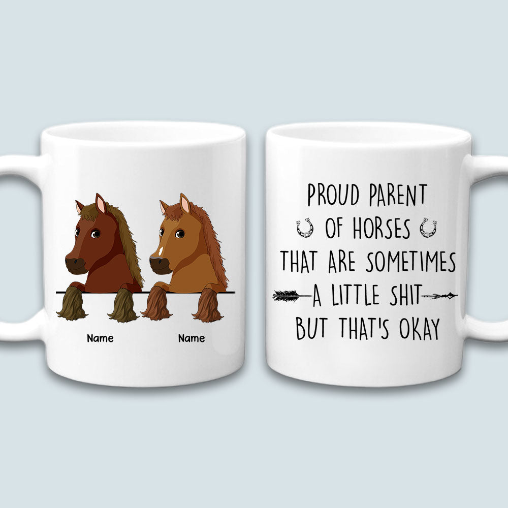 89Customized Naughty Horse Personalized Mug
