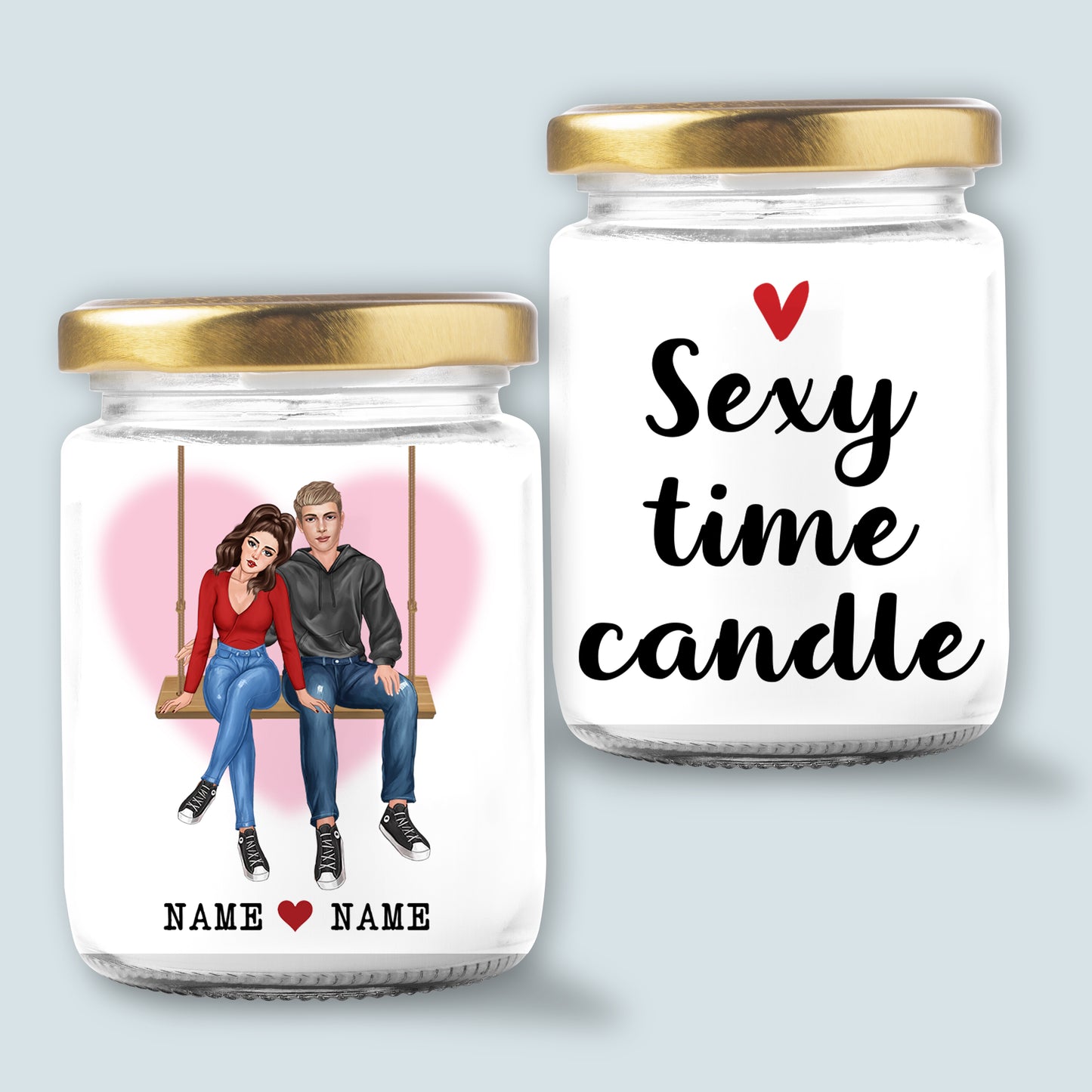 89Customized Funny | Naughty | Dirty | Mature gift for couple Personalized Candle