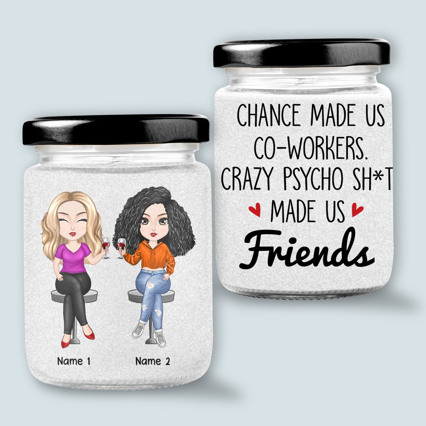 89Customized I'd Burn This Place Down If You Didn't Work Here Personalized Candle