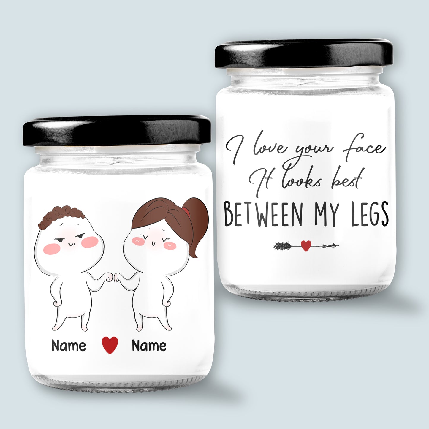 89Customized Naughty Couple Personalized Candle