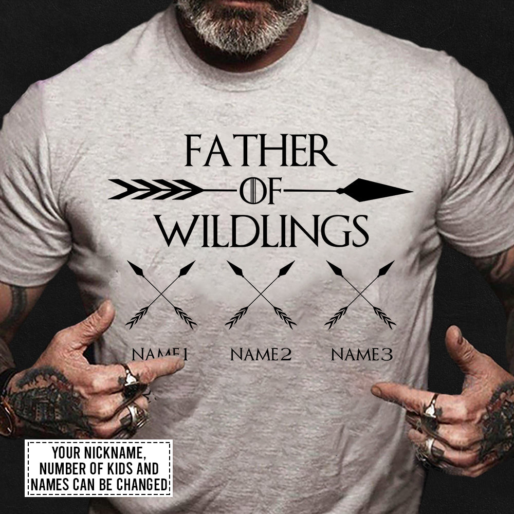 89Customized Father of wildlings personalized shirt