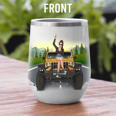 89Customized This Is My Gladiator You Can't Drive It Personalized Wine Tumbler