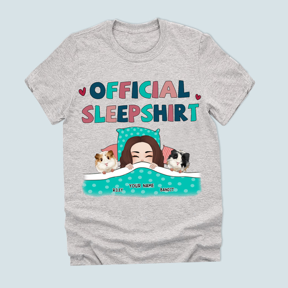 89Customized Official Sleepshirt Guinea Pig Personalized Shirt