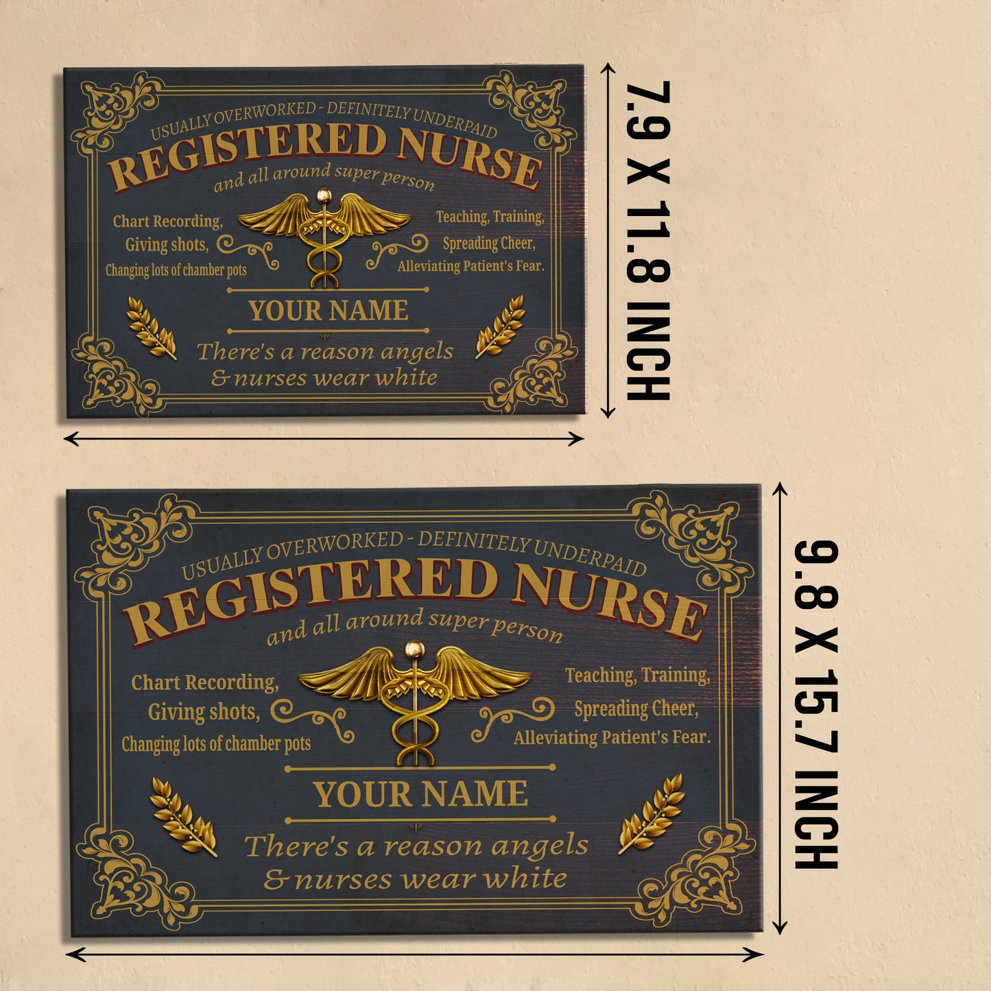 89Customized Personalized Registered Nurse Pallet Sign