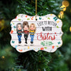 89Customized Life Is Better With Sisters Personalized Ornament