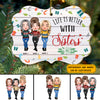 89Customized Life Is Better With Sisters Personalized Ornament