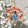 89Customized Merry Christmas Rabbit Lovers Personalized Ornament