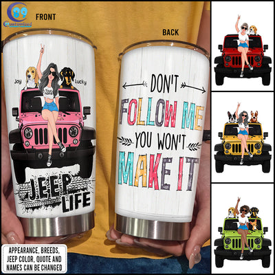 89Customized When It Gets Hot My Top Comes Off Personalized Tumbler