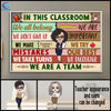 89Customized In this classroom we are a team 2 Customized Horizontal Poster