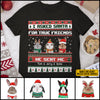 89Customized I Asked Santa For A True Friend He Sent Me My Rabbits Personalized Shirt