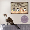 89Customized Catio Bar & Grill For Cat Lovers Personalized Printed Metal Sign