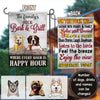 89Cusomized Dogs Deck Rules Personalized 2 Sided Flag