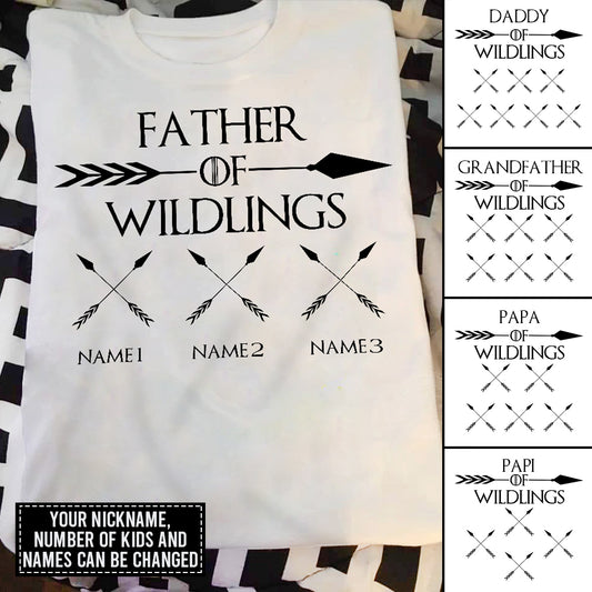 89Customized Father of wildlings personalized shirt