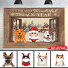 89Customized It's The Most Wonderful Time Of The Year Dogs And Cats Personalized Poster
