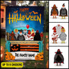89Customized Happy Halloween chickens version personalized flag