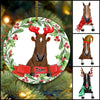 89Customized Horse Lovers Personalized One Sided Ornament