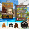 89Customized Pool Rules Dogs Personalized 2 Sided Flag