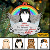 89Customized No longer by my side But forever in my heart Cat Lovers Memorial Personalized Ornament