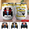 89Customized Jeep girls are sunshine mixed with a little hurricane Personalized Wine Tumbler