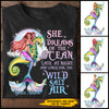 89Customized She dreams of the ocean late at night and longs for the wild salt air Customized Shirt