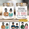 89Customized Annoying each other for years and still going strong Personalized Candle