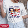 89Customized Jeep Dogs/ Cats Personalized Shirt