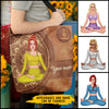 89Customized Yoga Girl 3D Leather Customized Tote Bag