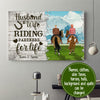 89Customized Personalized Horse Riding Couple Personalized Poster