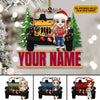 89Customized Jeep Off road Christmas Customized Ornament