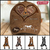 89Customized Funny Horse 3D leather Customized Cap