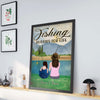89Customized Mom and daughter fishing personalized poster