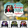 89Customized The couple who jeeps together keeps together Customized Ornament