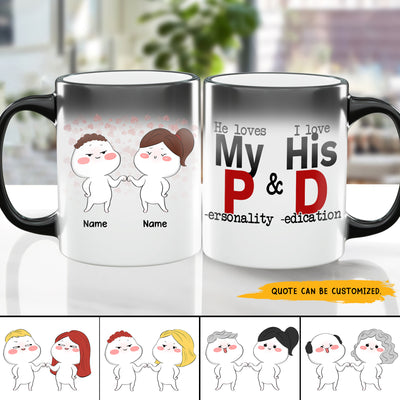 89Customized I promise to always be by yourside Ver.2 Funny Gift for Him Gift for Her Couple Personalized Mug
