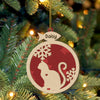 89Customized Christmas Gift For Cat Lovers Personalized Layered Ornament