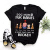 89Customized Personalized 2D Shirt Family Dog Mom A Bond That Can't Be Broken