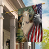89Customized American Horse Lovers Personalized Garden Flag