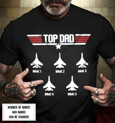 89Customized Top Dad personalized shirt